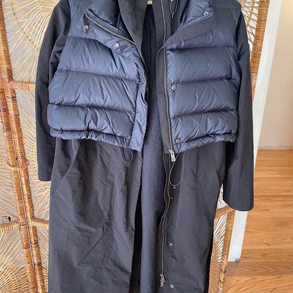 Sweaty Betty $298 Women’s Go Your Way 3 In 1 Mac Jacket Black Size L - Picture 2 of 9